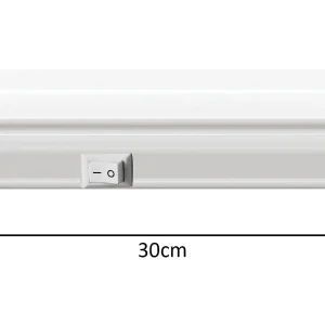 Alcapower T5 LED-plafondlamp 30cm 5W 500lm 4000K natuurlijk licht IP20 Energieklasse F compact design voor kastverlichting binnenshuis Alcapower T5 LED-plafondlamp 30cm 5W 500lm 4000K natuurlijk licht IP20 Energieklasse F compact design voor kastverlichting binnenshuis