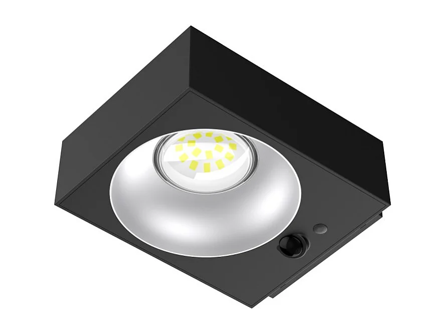 1000lm IP65 Solar LED-wandlamp met aanwezigheids- en schemersensor – 4000K – Gaat automatisch aan wanneer er mensen langskomen