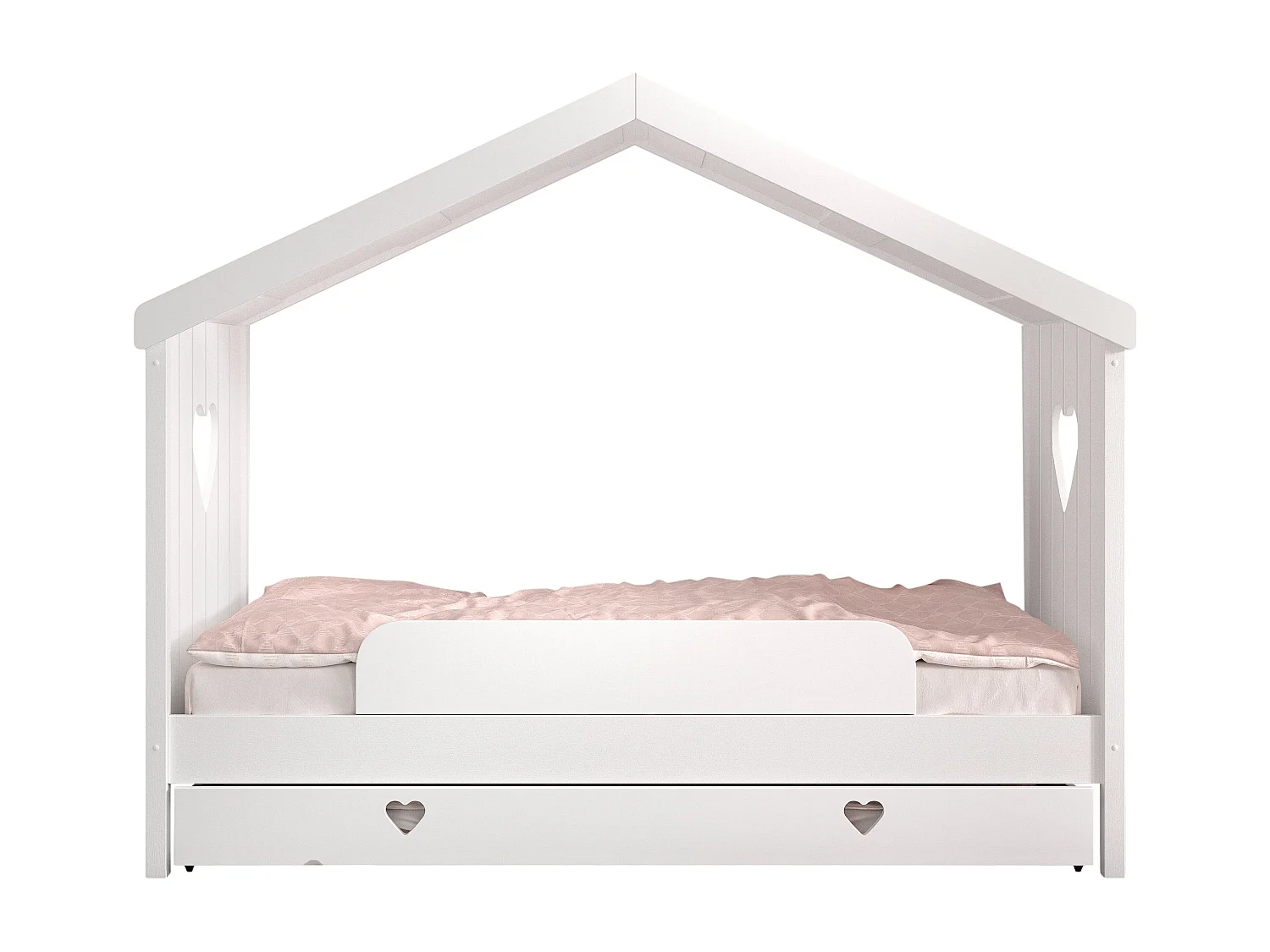 AMORI Kajuitbed 90x200 – Wit gelakt-Versie
