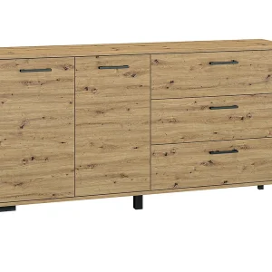 2-deurs dressoir met 3 laden 160 cm Liora Wood 2-deurs dressoir met 3 laden 160 cm Liora Wood