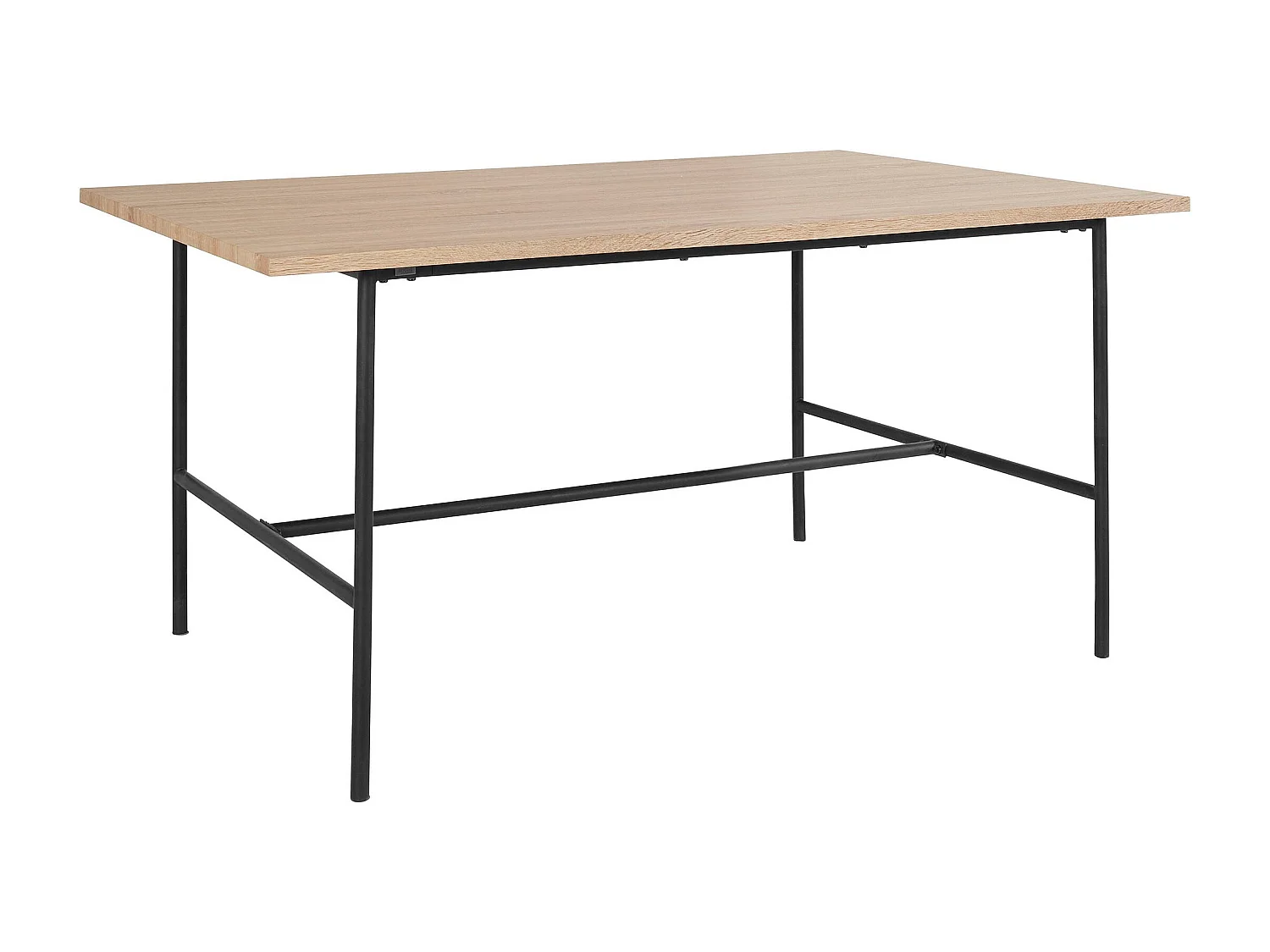 Acer Eettafel 160 Eiken Zwart