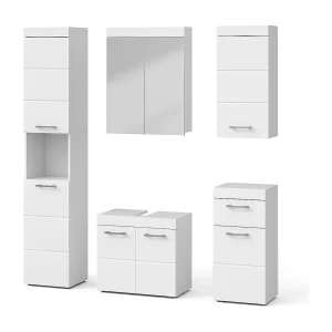 Badkamermeubelset wit 60x34x56 luna Badkamermeubelset wit 60x34x56 luna