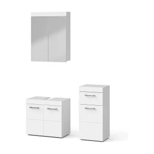 Badkamermeubel set wit 60x34x56 luna Badkamermeubel set wit 60x34x56 luna