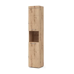 Badkamerkast eiken wotan 37×32.6×190 luna Badkamerkast eiken wotan 37×32.6×190 luna