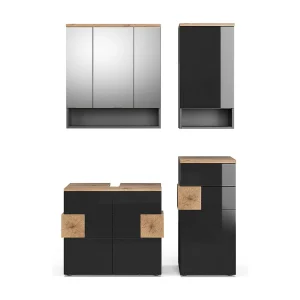 Badkamermeubelset antraciet 73x37x64 eden