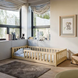 90×200 vloerbed inclusief lattenbodem Maya Bois 90×200 vloerbed inclusief lattenbodem Maya Bois