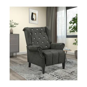 Aura Recliner Anthra Belfast stof