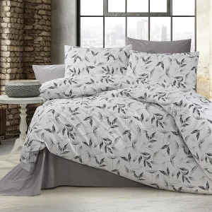 1 persoons beddengoed 140×200 cm+1 kussensloop 65×65 cm in katoen