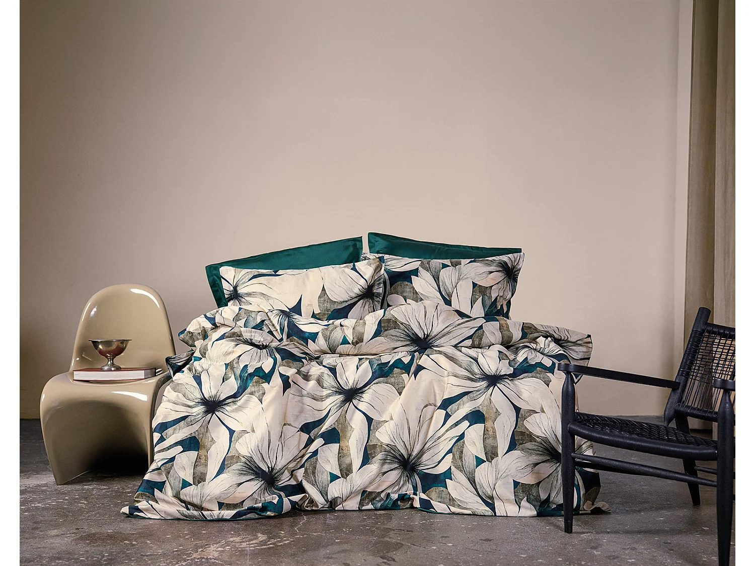 2 persoons beddengoed 240x220 cm+2 kussenslopen 63x63 cm katoensatijn
