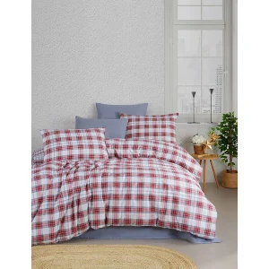 2 persoons beddengoed 200×200 cm+2 kussenslopen 65×65 cm in katoenen flanel