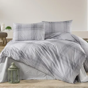 1 persoons beddengoed 140×200 cm+1 kussensloop 65×65 cm in katoen