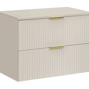 Badkamerset NOXERA 80 cm – Congo bruin – blad voor wastafel