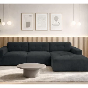 AX LIVING Hoekbank Corlu Antraciet voor woonkamer 310 cm rechts AX LIVING Hoekbank Corlu Antraciet voor woonkamer 310 cm rechts