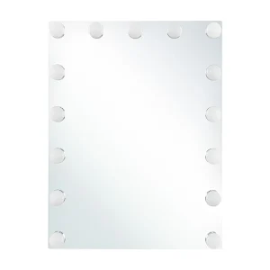 Badkamerspiegel met LED 40 x 50 cm LUCENAY Badkamerspiegel met LED 40 x 50 cm LUCENAY