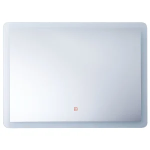 Badkamerspiegel met LED zilver 80 x 60 cm CORROY Badkamerspiegel met LED zilver 80 x 60 cm CORROY