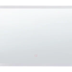Badkamerspiegel met LED zilver 60 x 80 cm ADOUR Badkamerspiegel met LED zilver 60 x 80 cm ADOUR