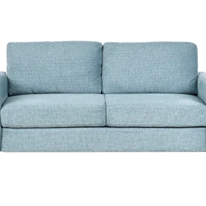 Bank met opbergruimte 3-zits stof blauw MARE Bank met opbergruimte 3-zits stof blauw MARE