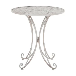 Balkontafel metaal grijs ø 71 cm CILENTO