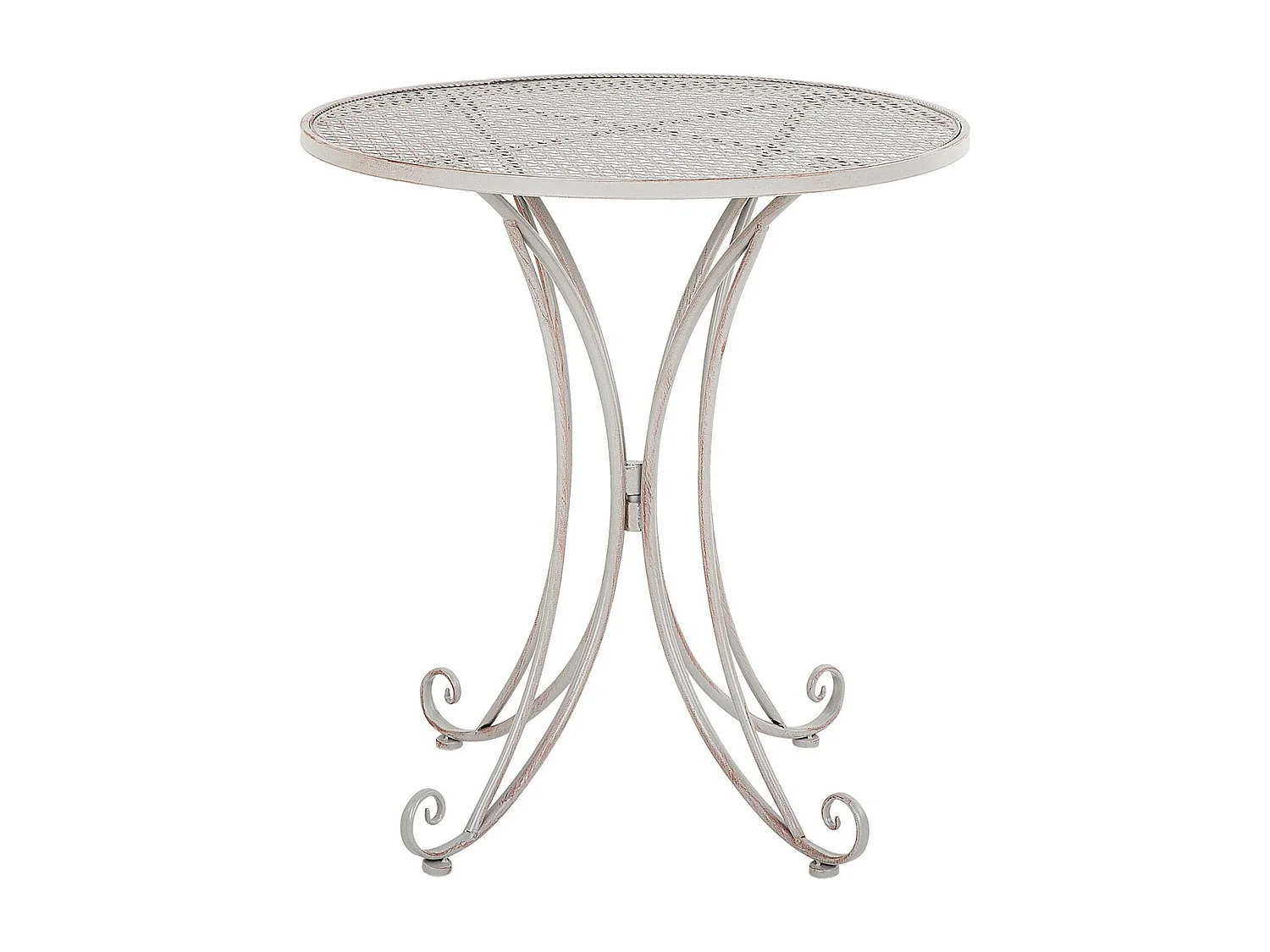 Balkontafel metaal grijs ø 71 cm CILENTO