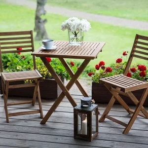 Bistroset Inklapbaar FIJI Hout Lichtbruin Bistroset Inklapbaar FIJI Hout Lichtbruin