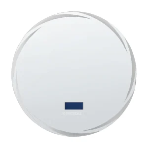 Badkamerspiegel LED met Bluetooth ⌀ 60 cm TANAY Badkamerspiegel LED met Bluetooth ⌀ 60 cm TANAY