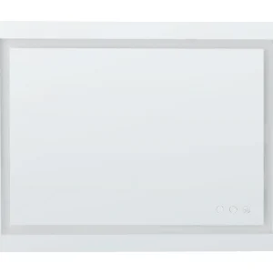 Badkamerspiegel met LED 80 x 60 cm PRENOIS Badkamerspiegel met LED 80 x 60 cm PRENOIS