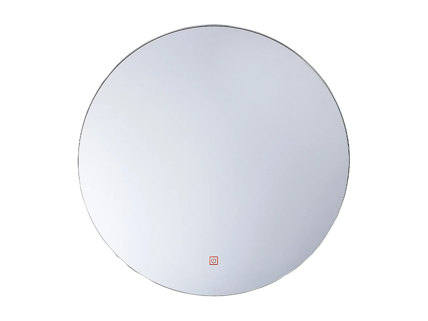 Badkamerspiegel met LED zilver ⌀ 60 cm CALLAC