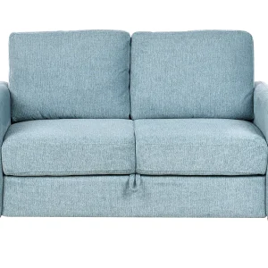 Bank met opbergruimte 2-zits stof blauw MARE Bank met opbergruimte 2-zits stof blauw MARE