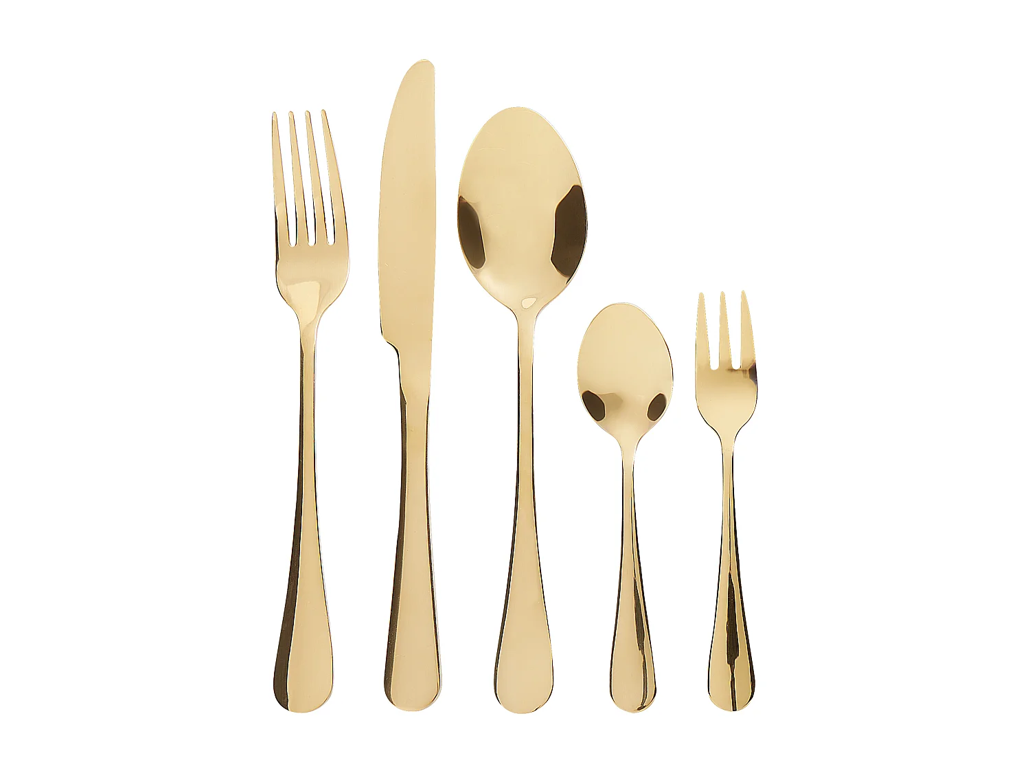 30-delige bestekset FUSILLI Goud