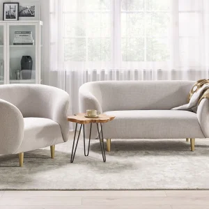 Bankenset LOEN Stof Lichtbeige 3-zitter