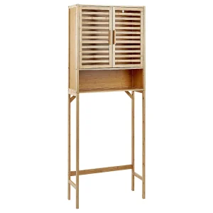 Badkamermeubel OKARCHE 63 cm 25 cm 167 cm Lichte houtkleur Badkamermeubel OKARCHE 63 cm 25 cm 167 cm Lichte houtkleur