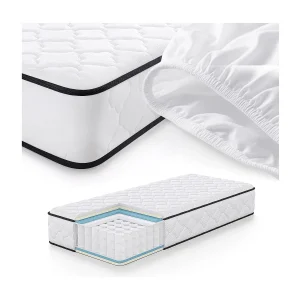 7-zones pocketveringmatras met matrasbeschermer H3 80×190 cm 7-zones pocketveringmatras met matrasbeschermer H3 80×190 cm