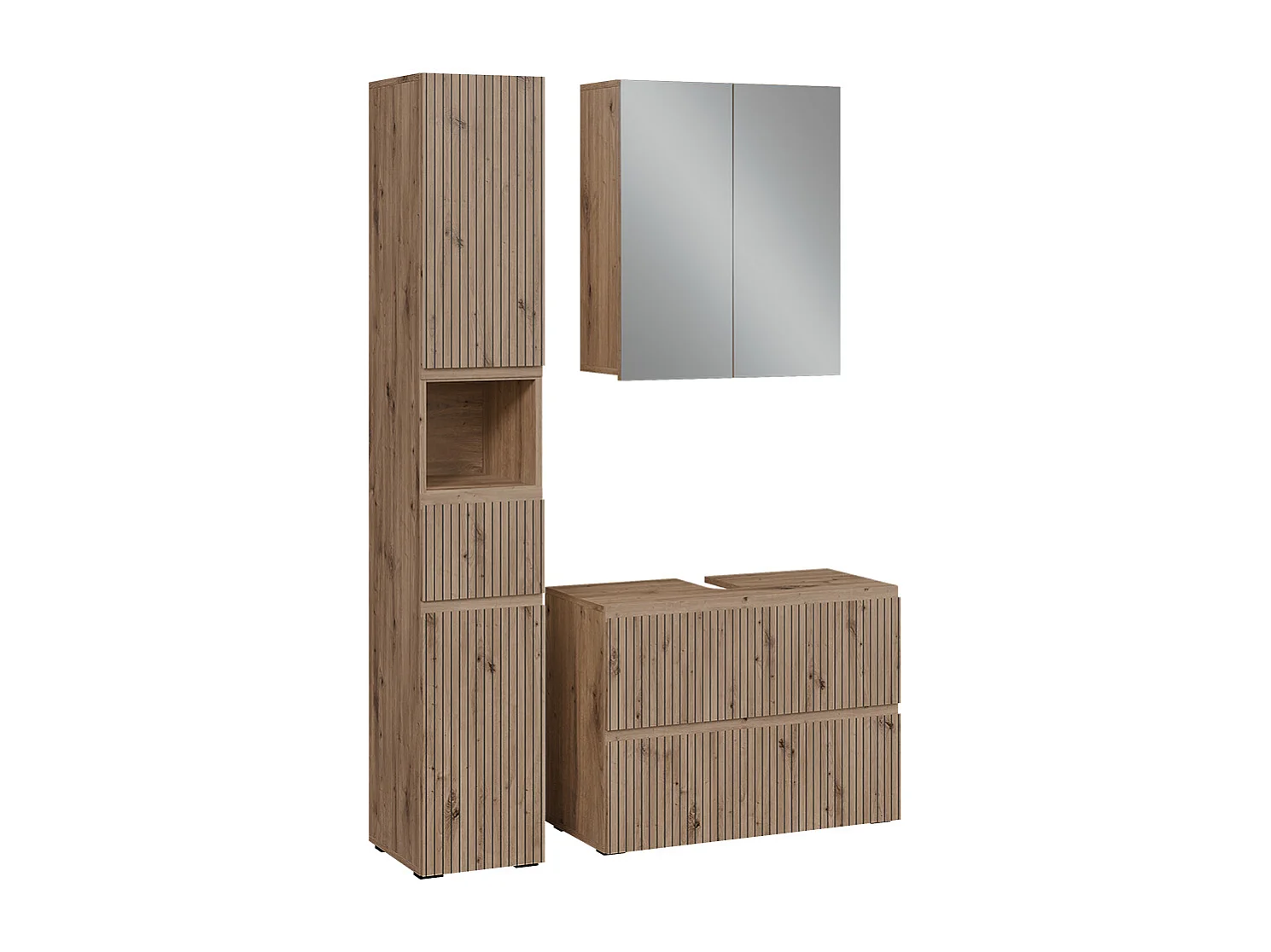Badmöbel-Set artisan 80x35x58 takumi