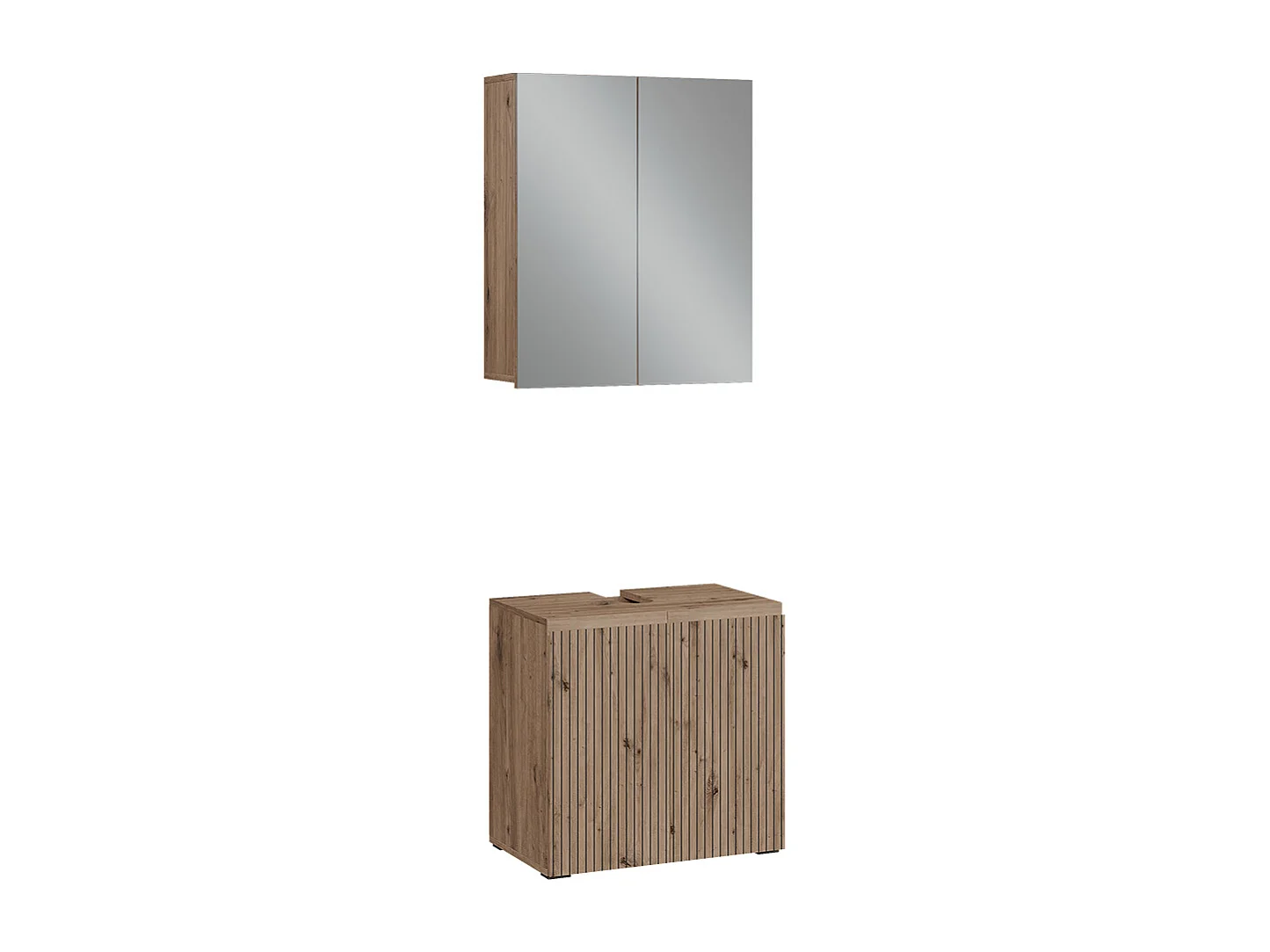Badkamermeubelset ambachtelijk 60x35x58 takumi