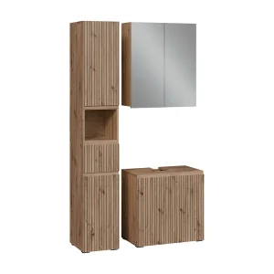 3-delige badkamermeubelset ambachtelijk 60x35x58 takumi 3-delige badkamermeubelset ambachtelijk 60x35x58 takumi
