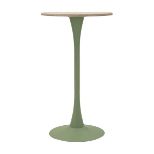 Alaska groene bartafel met een modern, strak design.