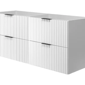 Badkamermeubel, Mat Wit, 120 x 57 x 46 cm