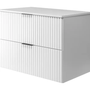 Badkamermeubel, Mat Wit, 80 x 57 x 46 cm