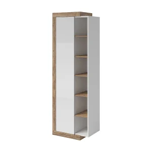 Azior 1-deurs kledingkast Wit en Hout
