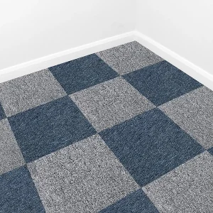 40 x Tapijttegels – Storm Blauw en Platinum Grijs – 50x50cm 10m2 40 x Tapijttegels – Storm Blauw en Platinum Grijs – 50x50cm 10m2