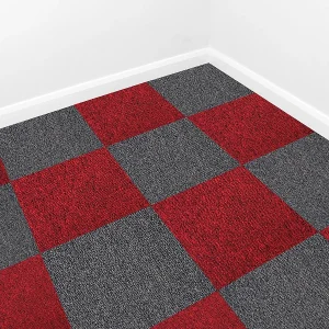 40 x Tapijttegels – Zwart en Rood – 50x50cm 10m2 40 x Tapijttegels – Zwart en Rood – 50x50cm 10m2