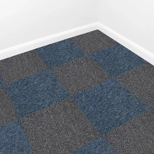 40 x Tapijttegels – Storm Blauw en Zwart – 50x50cm 10m2 40 x Tapijttegels – Storm Blauw en Zwart – 50x50cm 10m2