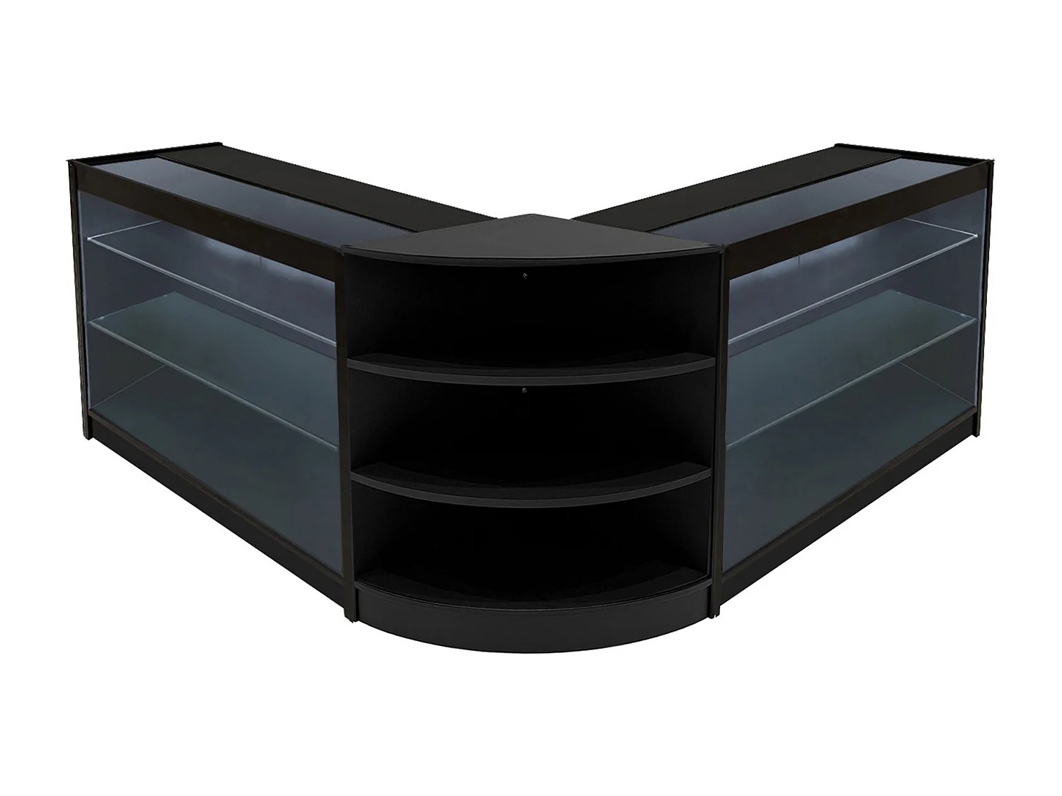 Apollo LED Winkel Toonbank Set LM60 & 2 x K1200 - Zwart