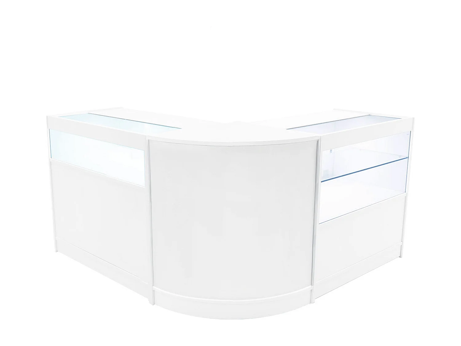 Adonis LED Winkel Toonbank Set B900, C900 & CM60 - Wit
