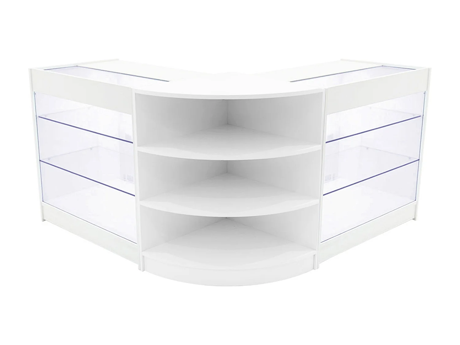 Apollo LED Winkel Toonbank Set LM60 & 2 x K900 - Wit