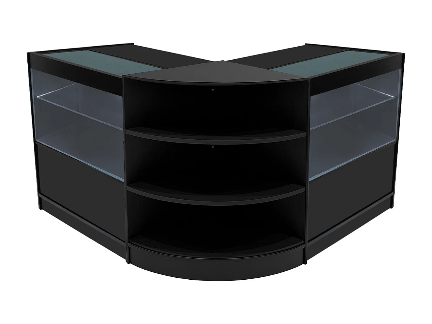 Andromeda LED Winkel Toonbank Set LM60 & 2 x C900 - Zwart