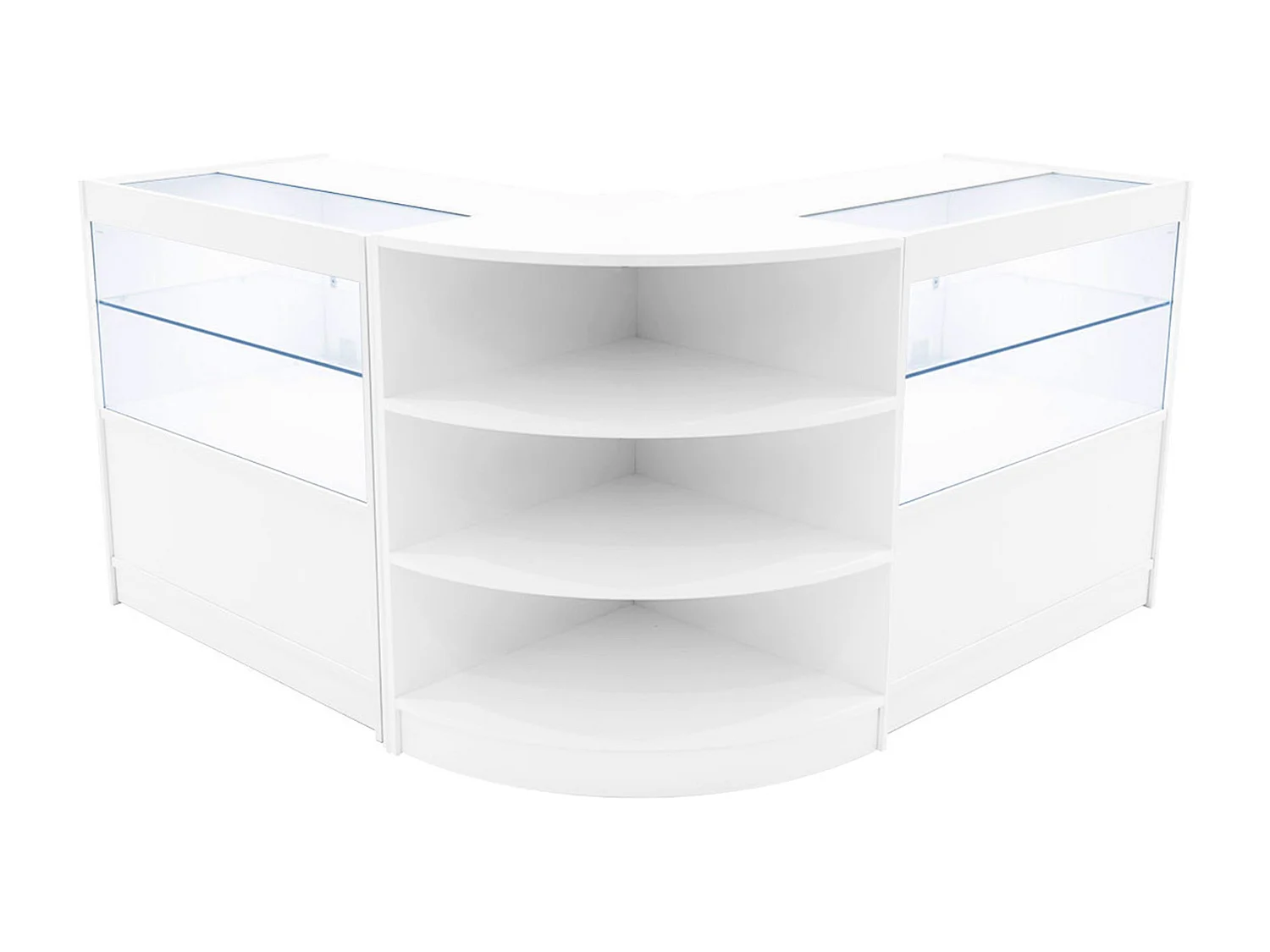 Andromeda LED Winkel Toonbank Set LM60 & 2 x C900 - Wit