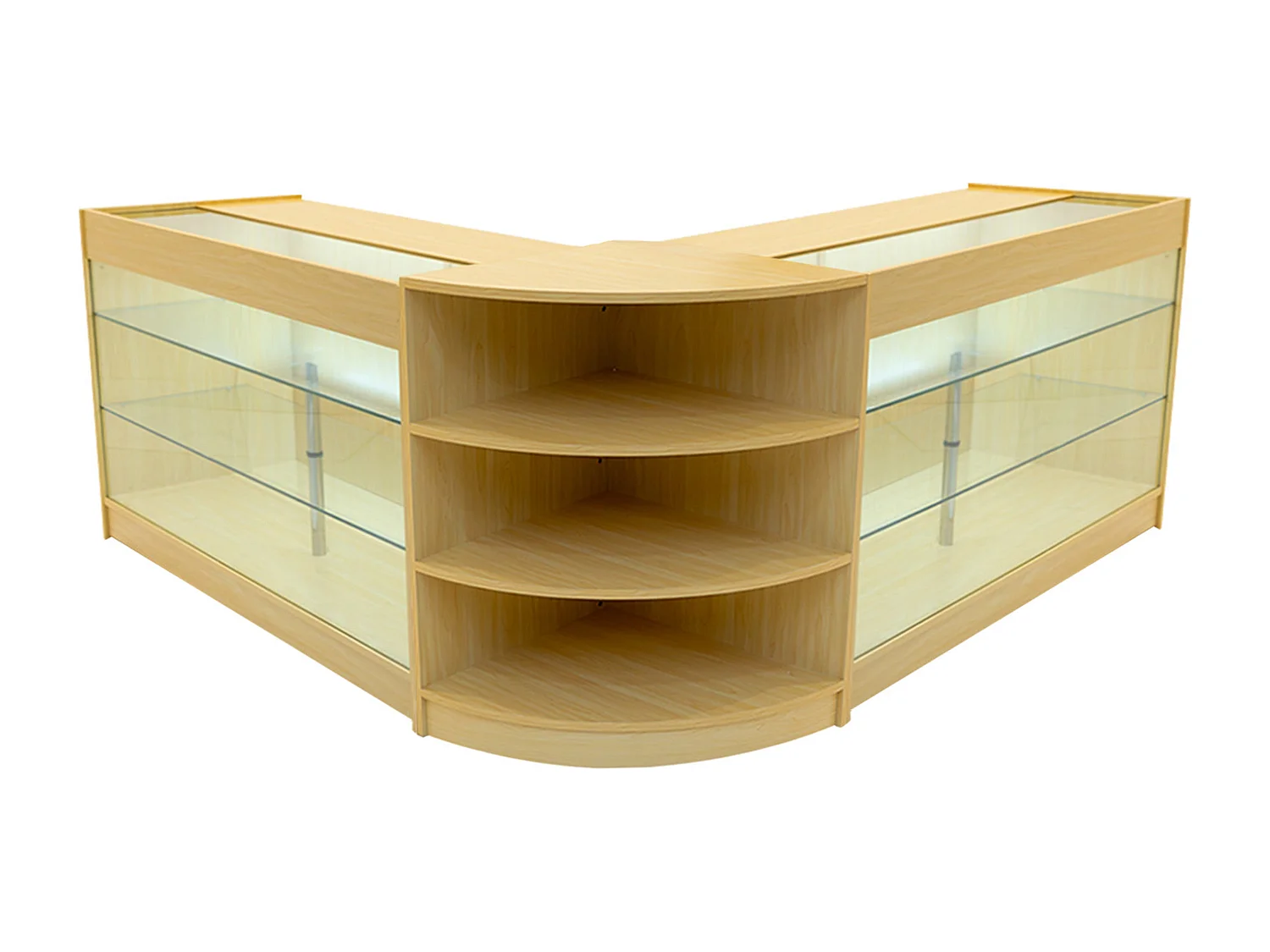 Apollo LED Winkel Toonbank Set LM60 & 2 x K1500 - Esdoorn