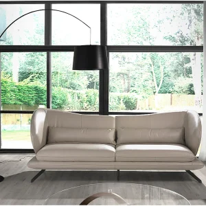 3-zitsbank in taupe grijs rundleder 6146 ANGEL CERDA 3-zitsbank in taupe grijs rundleder 6146 ANGEL CERDA
