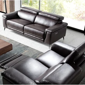2-zitsbank bruin leer relaxmechanismen 6050 ANGEL CERDA